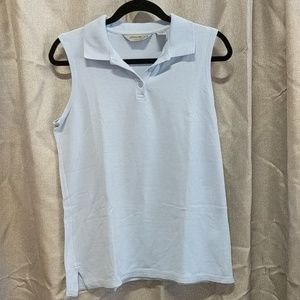 Light blue polo tank